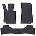 San Auto Car Floor Mat for Mercedes-Benz GLC 2016 2017 2018 2019 Custom Fit Full Black Auto Floor Liners All Weather Heavy Duty Odorless