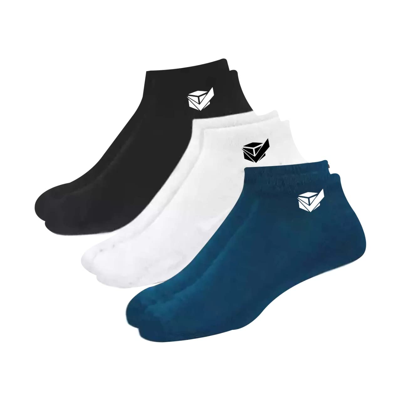 buy box Unisex Cotton Premium Ankle Length Socks, Assorted-picture-47