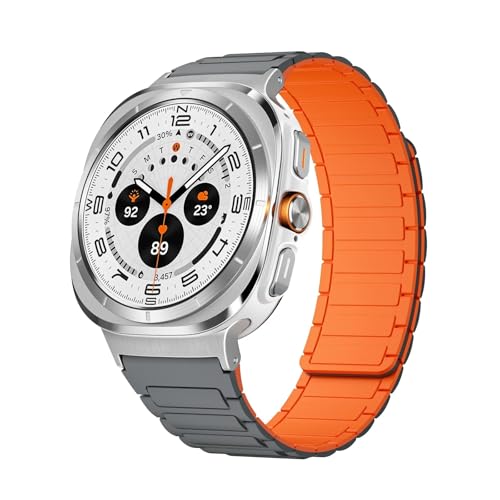 Bracelet magnétique silicone GUMMMY pour montre Galaxy 7 Ultra 47mm boucle rapide