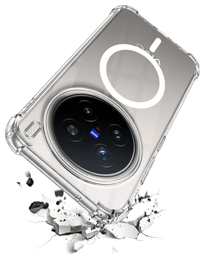 Image of Jkobi Shockproof Crystal-Clear Back Cover for Vivo X200 Pro (Magsafe Wireless Support | Drop & Camera Protection | Hard Polycarbonate)