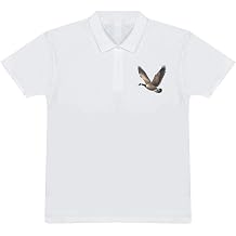 Azeeda 'Canada Goose Flying' Adult Polo Shirt/T-Shirt PL061905