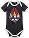 Produktbild TShirt-People TSP Fall Guy Assoc Kontrast Baby Body 86 92 Schwarz