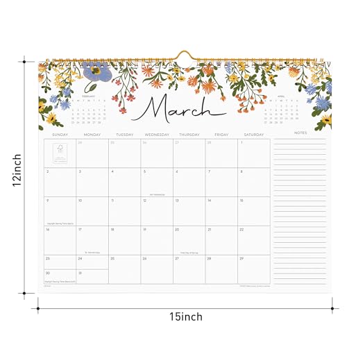20252026calendarcabbrixwallcalendar202516monthscalendarrunsfrommarch2025june202615x12twinwirebindinghanginghookfloraldesign  Urban Country Home Decor 2025 2026 calendar cabbrix wall calendar 2025 16 months calendar runs from march 2025 june 2026 15 x 12 twin wire binding hanging hook floral design  urban country home decor