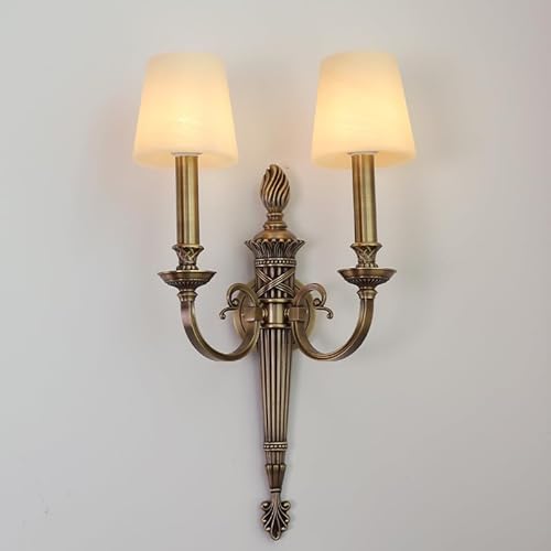 Luxury Solid Brass Minimalist Grand Wall Lamp Villa Living Room