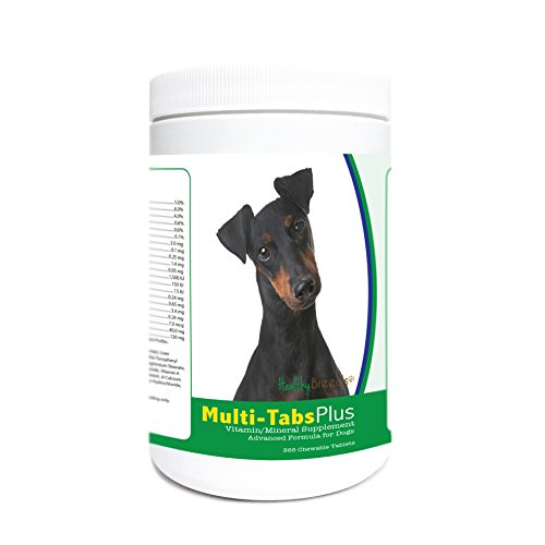 Healthy Breeds Manchester Terrier Multi-Tabs Plus Chewable Tablets - The Vitamins & Minerals Your Dog Needs to Support Better Health from The Inside Out - 365 Count