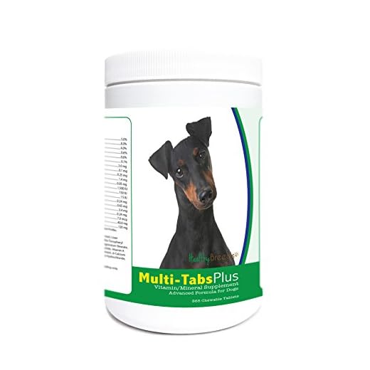 Healthy Breeds Manchester Terrier Multi-Tabs Plus Chewable Tablets 365 Count