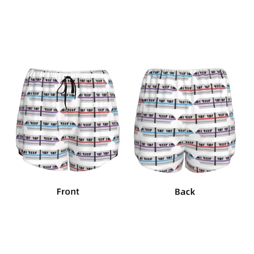 Short de yoga double couche noir taille S contre les irritations