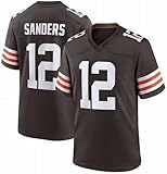 Custom Stitched Shedeur Sanders Youth Brown Jersey NO Logos (US, Alpha, Small, Regular, Brown)