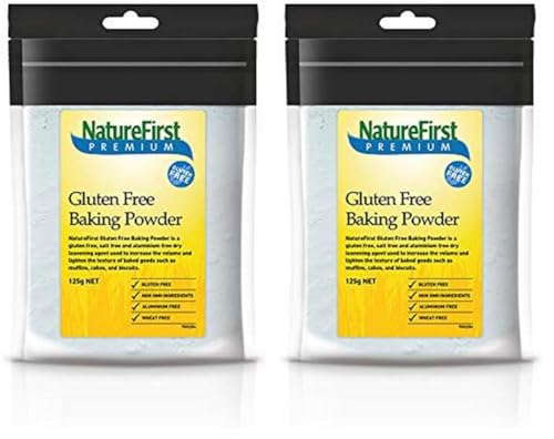 NatureFirst Gluten Free Baking Powder 125 g, 125 g (Pack of 2)