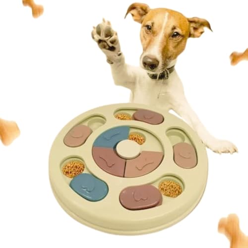 COMEDOURO BRINQUEDO INTERATIVO PUZZLE Porta Petisco para Cães e Gatos Pet (VERDE)