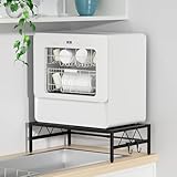 TKUIN 食洗機台 W35～57×D36×H17cm 伸縮食洗器ラック シンクに渡せる 段差対応アジャスター付き 食洗機 ラック 高耐荷重60kg 頑丈・安定 食器洗い乾燥機 置き台 滑り止め フック2個付き 物干しラック シンクサイド シンク上収納 キッチンラック 作業スペース確保 省スペース おしゃれ スリム お手入れ簡単(ブラック-奥行き36cm)