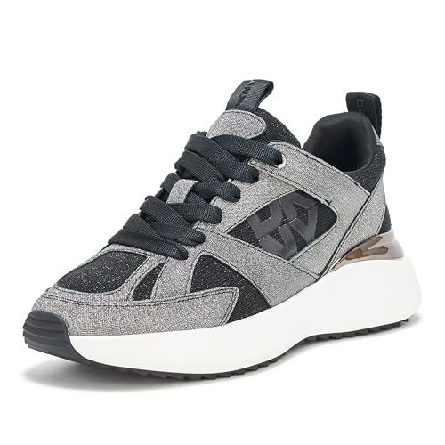 Baskets à lacets Zofi DKNY femme chaussure mode basse noir graphite 41