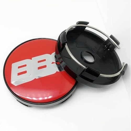 Aamron Hub Centre Caps for BBS Wheel Center Caps&Waterproof 4Pcs 56mm, Dustproof Hubcaps for Rims, Car Styling Accessories,G, normal