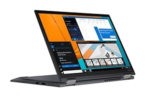 Lenovo ThinkPad X13 Yoga Gen 1 13,3 Zoll Touch Display Intel Core i5-10210U 256GB SSD Festplatte 8GB Speicher Windows 11 Pro 4G LTE Cam Notebook Laptop (Generalüberholt)
