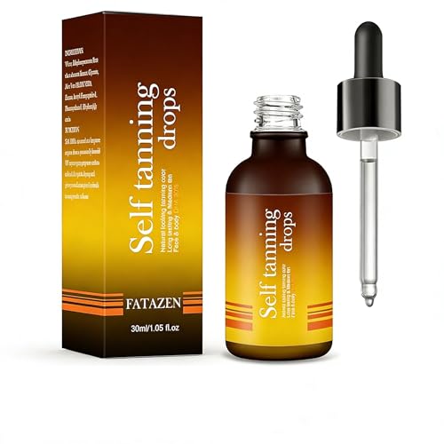 #rémunéré #Amazon<br>30ml Sérum Autobronzant Gouttes Autobronzantes Effet Bronzé Naturel et Progressif Gouttes Bronzantes Améliorer Votre Teint Naturel Noir Clair