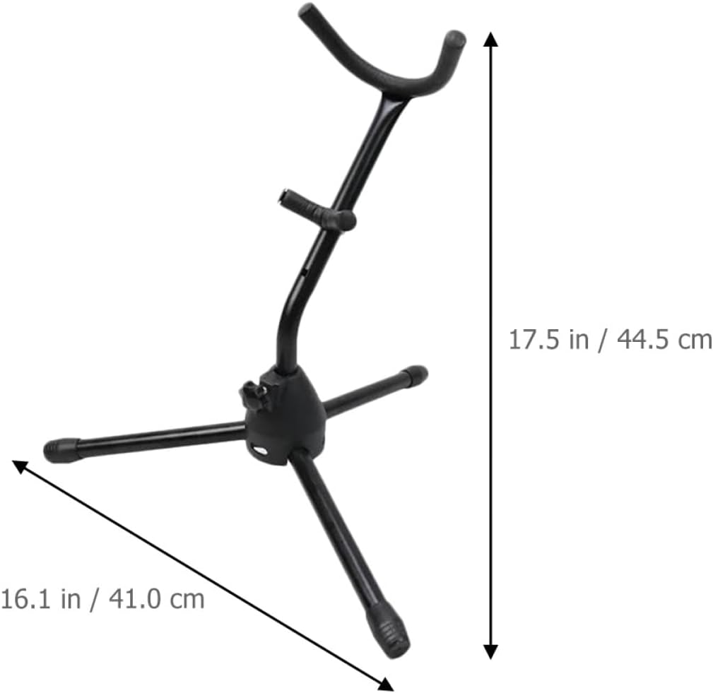 FRCOLOR Alto Tenor Saxophone Stand Rack Holder for Home Display, Creative Saxophone Bracket Support with Stable Base for Medium Sax Instruments