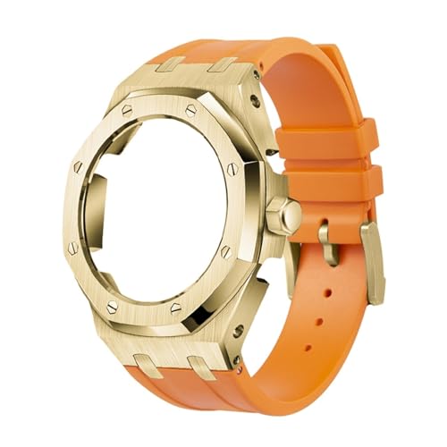 GA2100 bracelet de montre en métal EZZON noir argent homme GA-2110