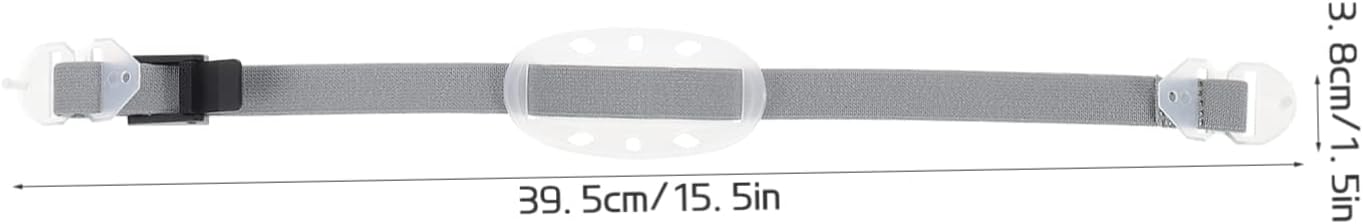 Safety Helmet Chin Strap Y-clip Wear Chin Strap for Hardhat White Comfortable Sturdy
