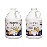 Faultless Premium Liquid Starch (64 Oz, 2 Pack) Liquid Starch for Ironing that Makes Your Clothes New Again, Use as a Spray on Starch that Reduces Ironing Time with No Flaking, Sticking or Clogging