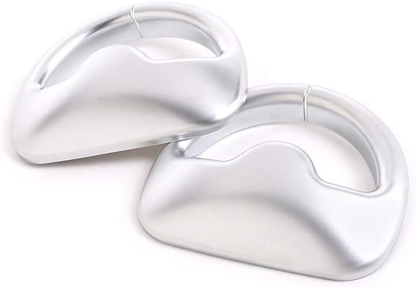 ABS Chrome Car Interior Seat Safety Belts Cover Trim For Land Rover Ranger Rover Evoque L551 2020 Accessories (Silver)