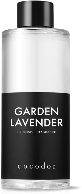 COCODOR Reed Diffuser Oil Refill/Garden Lavender/6.7oz/1 Pack/Aromatherapy, Home Fragrance, Scented Oils, Oils for Reed Diffuser, Bathroom Home Décor