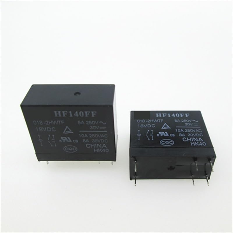 Relais HF140FF-018-2HWTF 18V contre les pannes de commutation 5A