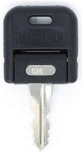 Kimball Office 028 [Double Sided] Replacement Keys: 2 Keys