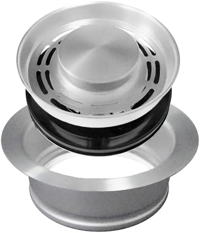 Transitional 304 Stainless Steel Sink Strainers & Disposal Flanges (Gunmetal Black)