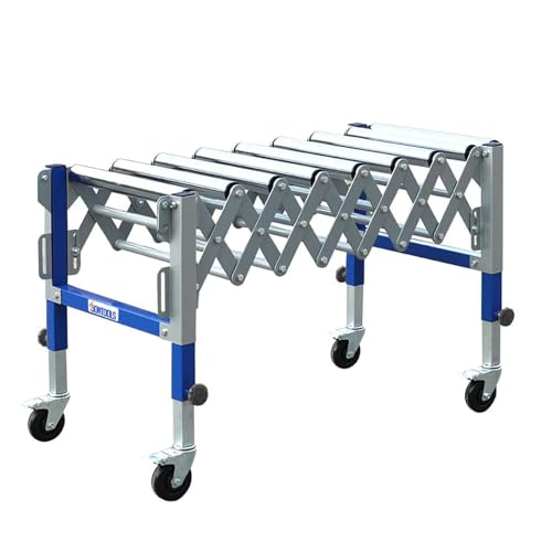 SoonTools Adjustable Conveyor Roller Stand with 280LBS Load Capacity, Height