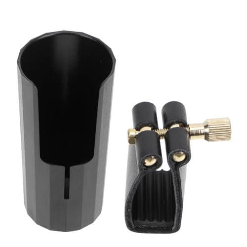 Toddmomy 1Set Durable Saxophone Reed Clip Practical Wind Instrument Accessory for Beginners Easy to Install Sax Parts Stabilizes Mouthpiece for Enhanced Performance