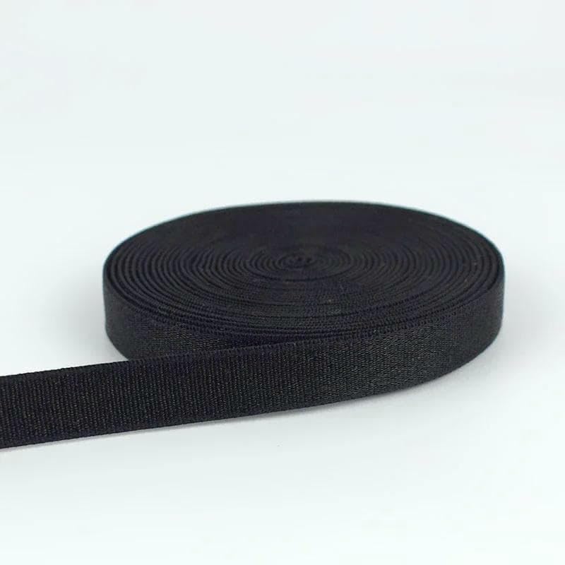 Elastyczna taśma nylonowa, Nylon Sewing Elastic Band 6-30mm 10/20/50M Multicolor For Underwear Bra Shoulder Strap DIY(Black01 30mm,20Meters)