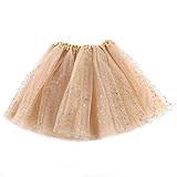 Photo Gallery hanboli gonna tutu da ballo per bambina, gonna a 3 strati in tulle con paillettes glitterate Photo Gallery hanboli gonna tutu da ballo per bambina, gonna a 3 strati in tulle con paillettes glitterate