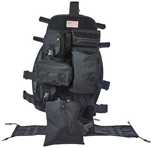 Rugged Ridge | Seat Cover, Front, Cargo, Black | 13236.01 | Fits 1976-1986 Jeep Cj; 1987-2023 Jeep Wrangler Yj/Tj/Jk/Jl; 2020-2023 Jeep Gladiator Jt #TOP1