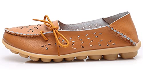 Image of VenusCelia Women's Breathable Comfort Walking Office Flat Loafer