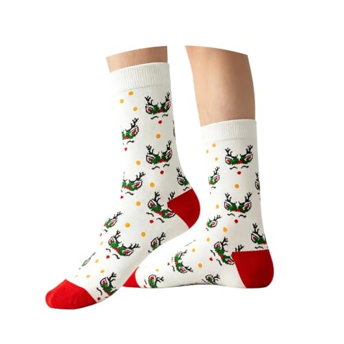Christmas Fuzzy Socks Cozy Fluffy Winter Warm Slipper Socks for Women Gifts - image 2