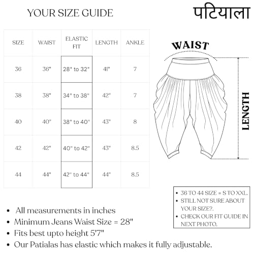 Image of Men's Premium Viscose Rayon Punjabi Patiala Salwar | Traditional Dhoti Style Pant for Men