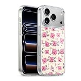 Head Case Designs Maiale Doodle Graziosi Custodia in Gel [Protezione di Grado Militare] Compatibile con Apple iPhone 17 PRO E Compatibile con MagSafe