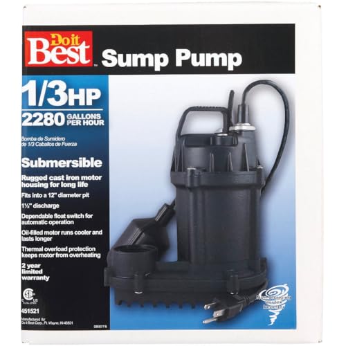 Flint Walling/Star 3SDHL Cast-Iron Submersible Sump Pump