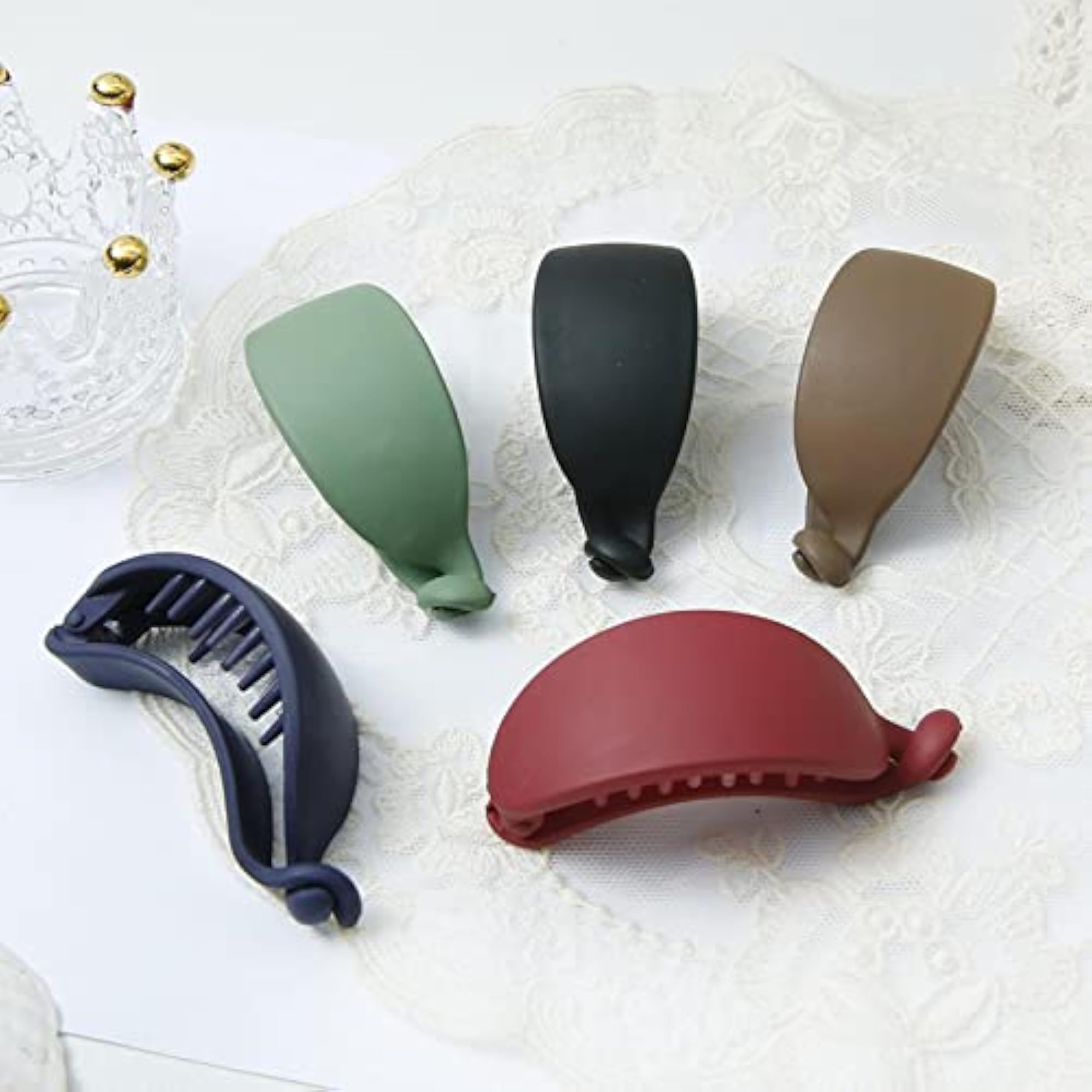Hair Clip Ponytail Holder Headdress Barrette, Black