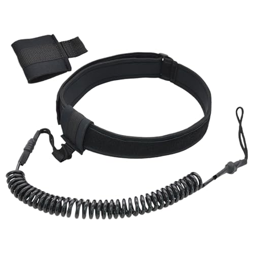 Bodyboard-Leine, Paddleboard-Leine, Hüftgurt-Leine für Stand-Up-Paddle-Boards, verstellbare Surfboard-Hüftgurt-Leine mit Schnellverschluss für Surfbrett, Kanu, Boot