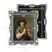 SIMON'S SHOP Vintage Picture Frames 8x10, Antique Style 8x10 Picture Frame for Wall and Tabletop, Dark Navy Blue Frames for Photos Artworks School Pictures
