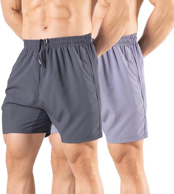 kbnbj Men's Cotton Shorts - Lightweight, Breathable Casual Shorts for Men | Summer Athletic & Lounge Wear-picture-43