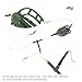 Shanrya Carp Nesting Device Fishing Set, Sturdy European Style Carp Feeder Fishing Accessories Crab Bait Holder, 2Pcs/Sell Carp Fishing Bait Feeder with Wire Hook for River Lake Bank(48g)