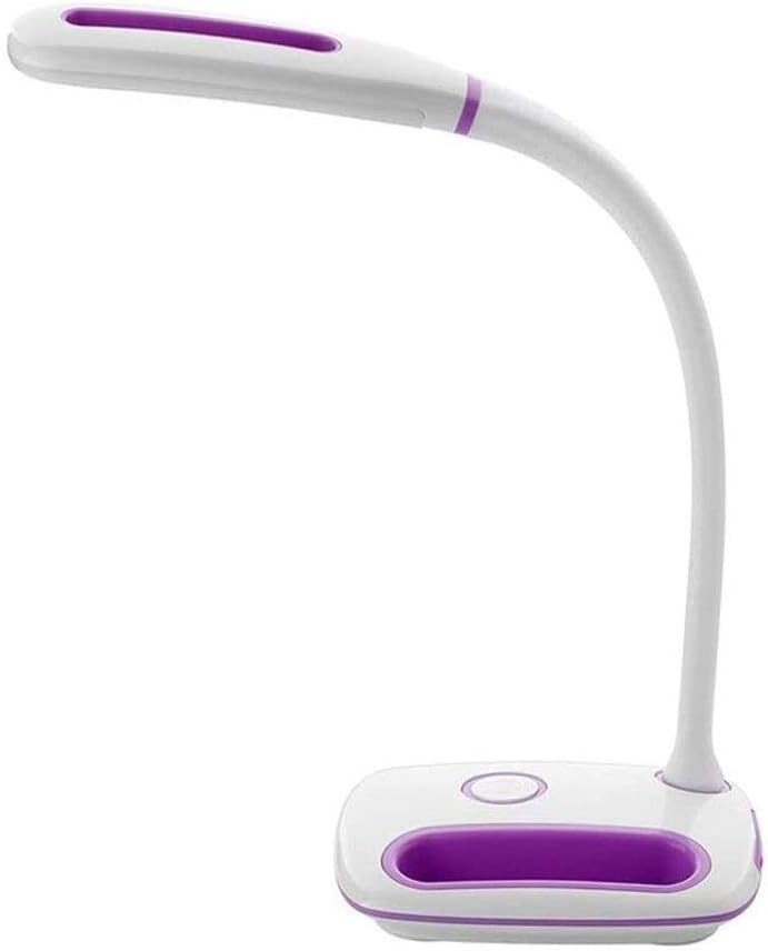 Desk Lamps Desk Lamp Energy-Saving, LED Student Eye Protection Table Lamp,Gooseneck,Touch Sensor Control,Smart USB Charging,Reading Table lamp,Bedroom Night Light,No Radiation Applicable to Lamp
