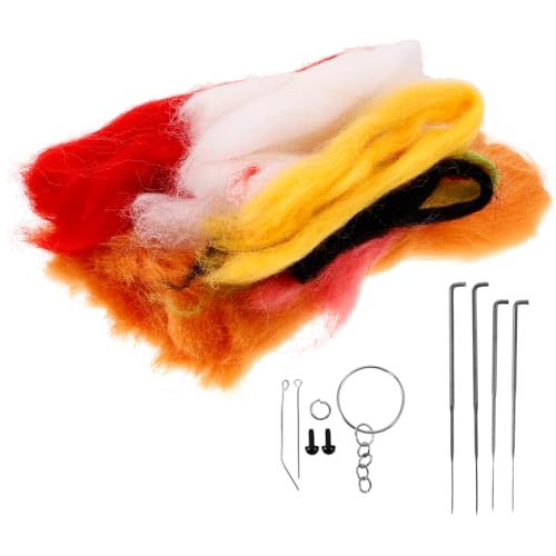 Beatifufu 1Set DIY Needle Felting Kit for Crafts Complete Household Felting with Essential Tools for Beginners and Present Ideas for Craft Lovers