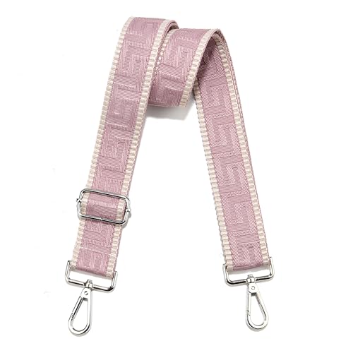 Image of Wide Purse Strap Replacement Crossbody Canvas Shoulder Bag, Universal Adjustable Straps for Bags(55 inchLong)