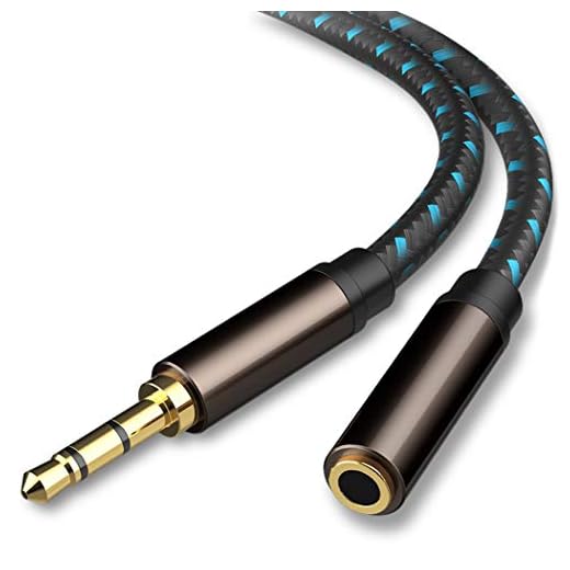 Headphone Extension Cable 6 ft, JewMod 3.5mm Male to Female Extension Stereo Audio Extension Cable Adapter Gold Plated Compatible for Phones, Headphones, Speakers, Tablets and More