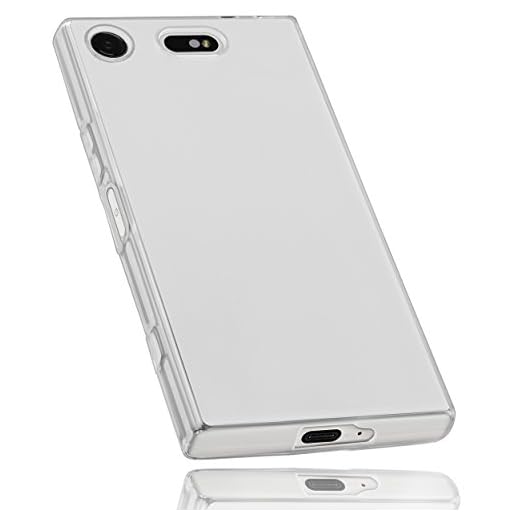 mumbi 24501-Xperia XZ1 kompakt fodral Xperia XZ1 kompakt transp. vit