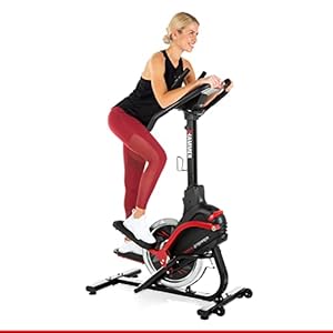 HAMMER Cross Stepper, mix van crosstrainer en stepper workout, tablet en smartphone houder, fitness apps, max. gewichtsbelasting 130 kg, 108 x 50 x 154 cm