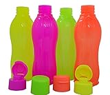 Tupperware Eco Sports Water Bottle Flip Top 500ml 4pcs